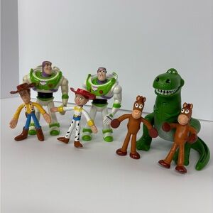 Disney Toy Story Action Figures - Green, Brown, White
